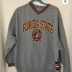 Vintage Lee Sport FSU Florida State Seminoles Embroidered Sweatshirt Men XXL